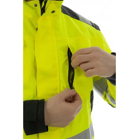 Куртка BRODEKS KS 225 сигнальная (желтый/черный)