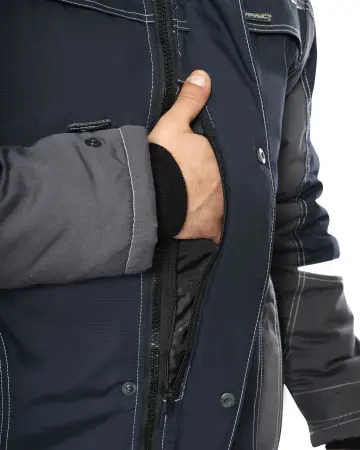 Куртка СИРИУС-ОЗОН зимняя (синий/серый)