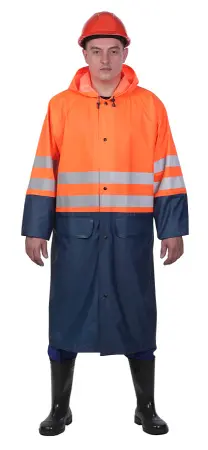 Плащ сигнальный FORT W 3 класс (оранжевый)