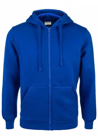 Толстовка REDFORT 281 с капюшоном на молнии (ярко-синий)