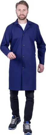 Халат ДИАГОНАЛЬ (синий)