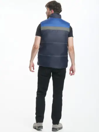 Жилет ЭКСПЕРТНЫЙ зимний с СОП (т.синий/васильковый)