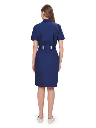 Халат ЭРА женский (т.синий)