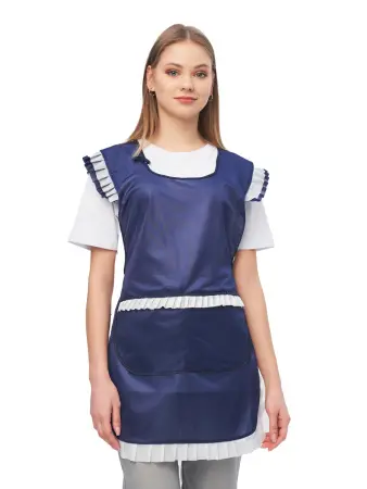 Фартук-сарафан нейлоновый (т.синий)