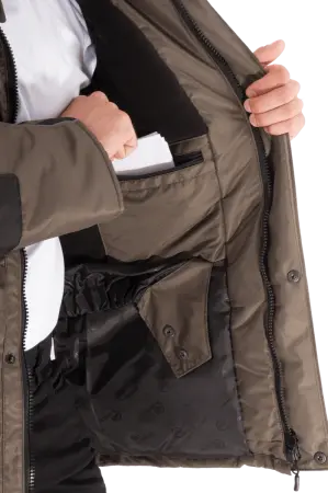 Куртка ДИКСОН зимняя (хаки/чёрный)