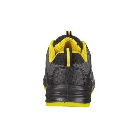 Полуботинки КАПЕР ПУ-ПУ с КП (чёрный/жёлтый)