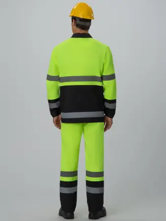 Костюм ДОРОЖНИК с ПК (лимонный/черный)