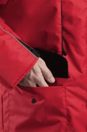 Куртка ДИКСОН зимняя (красный/чёрный)