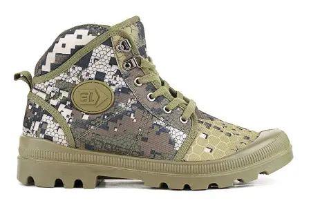 Ботинки ЛИДЕР 201 ПУ (зеленый кмф)