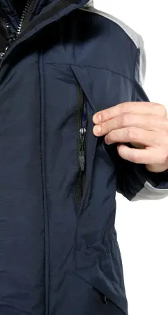 Куртка ЧЕЛЛЕНДЖЕР зимняя (синий/серый)