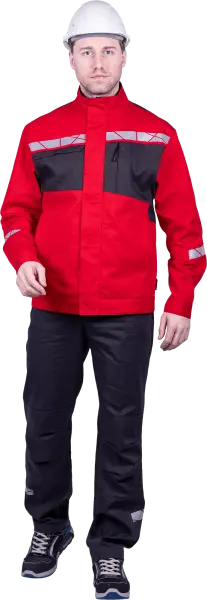 Куртка СТРОНГ ИМПОРТ (красный/серый)