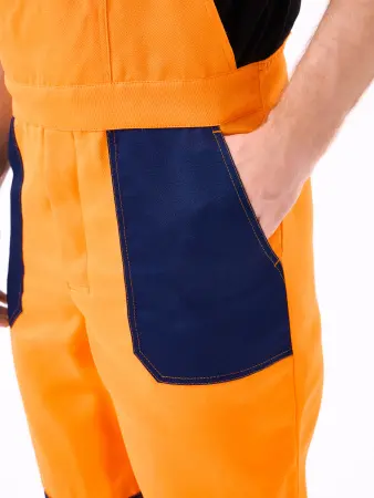 Костюм СКАНДИН с ПК (оранжевый/т.синий)