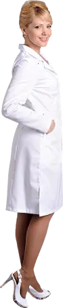 Халат ВИВА медицинский женский (белый) женские медицинские