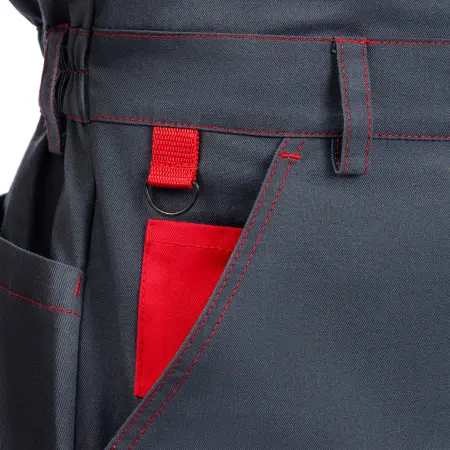 Полукомбинезон РЕЙН (т.серый/черный/красный)