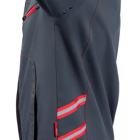 Куртка РЕЙН (т.серый/черный/красный)