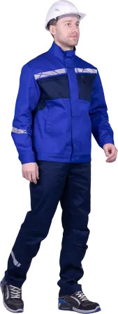 Куртка СТРОНГ ИМПОРТ (васильковый/т.синий)