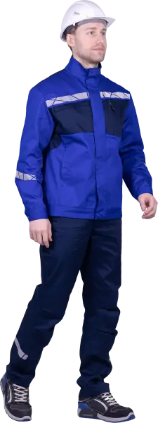 Куртка СТРОНГ ИМПОРТ (васильковый/т.синий)