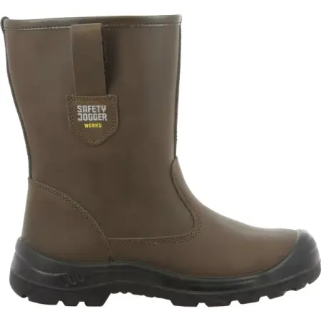Сапоги SAFETY JOGGER ALASKA S3 ПУ/ПУ с МП зимние (коричневый)