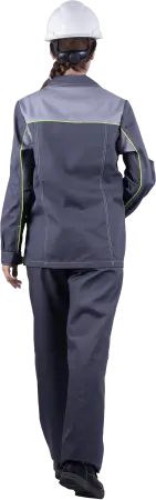 Костюм ТУРБО женский с БР (серый)