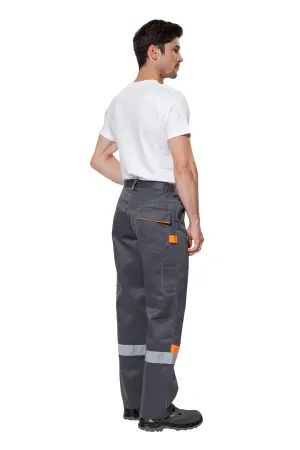 Костюм КОМФОРТ 1 с БР (серый/оранжевый)