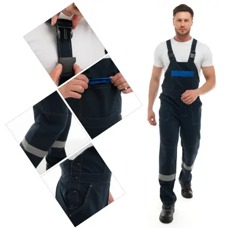 Костюм СПЕЦИАЛИСТ с ПК (т.синий/васильковый)