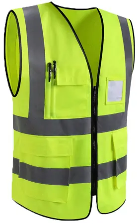 Жилет сигнальный на застежке-молнии FORT W C375(6) QBA-S