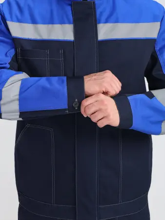 Костюм БРИГОТЕК-1 СОП с БР (т.синий/васильковый)