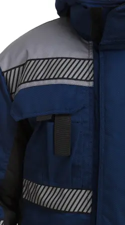 Куртка RONTA KR585 зимняя с СОП (т.синий/черный/серый)