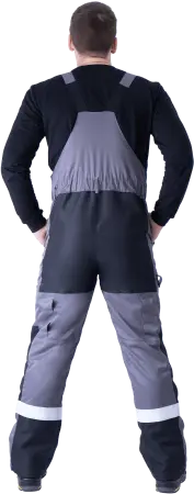 Костюм ЛОГЕР ПРОТЕКТ с ПК (серый/черный/лимонный)