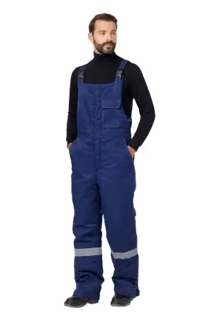 Костюм СТРАЙК зимний с ПК (т.синий/василек)