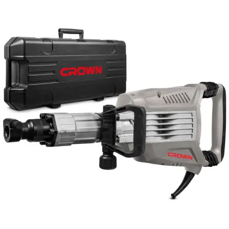 Отбойный молоток CROWN CT18124 BMC 1750Вт HEX 30 1600уд/мин 48Дж AVS