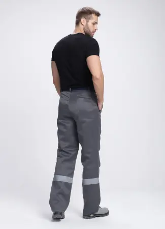 Костюм ФАВОРИТ-1 СОП IMP с БР (т.серый/серый/красный)