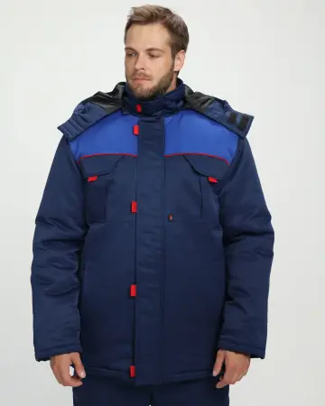 Костюм ФЛОФТ-1 зимний с БР (т.синий/васильковый)