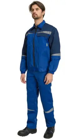 Костюм RONTA KS591 с ПК (т.синий/василек)