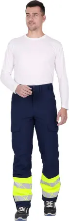Брюки ACTIVE зимние (синий/желтый)