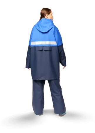 Костюм влагозащитный с СОП (васильковый/т.синий)
