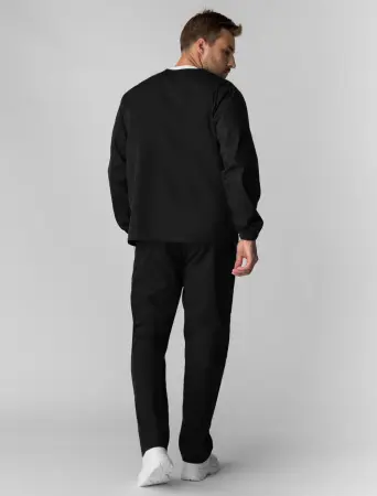 Костюм ХАССП-СТАНДАРТ с БР (черный) мужские медицинские