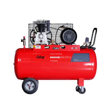 Ременной одноступенчатый компрессор FUBAG B6800B/270 CT7.5