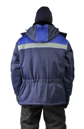 Куртка УРАЛ зимняя (т.синий/васильковый)