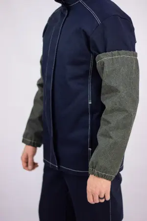 Нарукавники сварщика ВОЛАТ-А с термостойким силиконовым покрытием