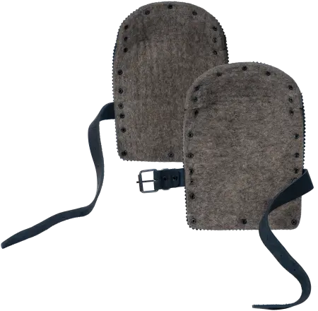 Наколенники для сварщиков кожаные (черный)