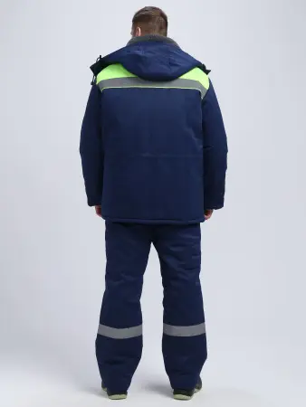 Костюм Т-УЛЬТРА СОП зимний с БР (т.синий/лимонный)