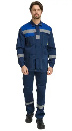 Костюм RONTA KS801 с БР (т.синий/василек) Костюм RONTA KS801 с БР (т.синий/василек)