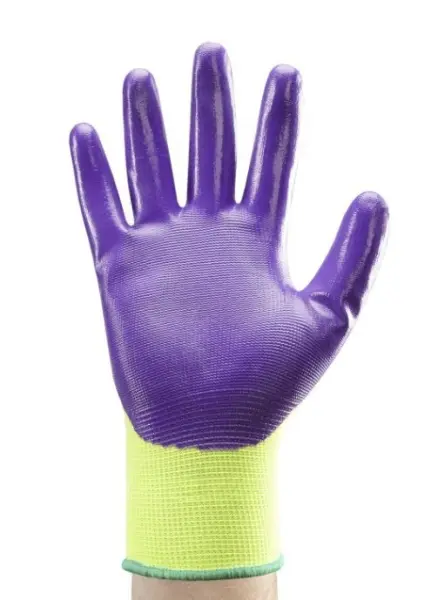Перчатки СУПЕРЛЮКС нейлоновые с нитриловым обливом