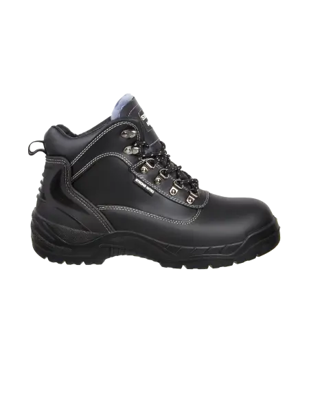 Ботинки STRONG NITRO нат. мех с КП и КС (черный/серый)