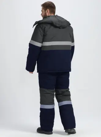 Костюм НОРДХАРД-2 СОП У. зимний с ПК (т.синий/серый)