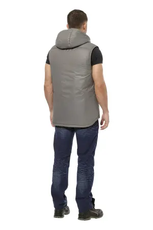 Жилет УНИВЕРСАЛЬНЫЙ зимний (серый/неоновый)