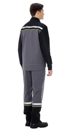 Костюм БРУКС с БР (т.серый/черный/лаймовый)