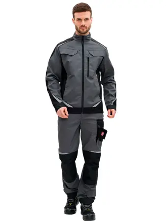 Брюки RONTA BR271 (т.серый/черный)