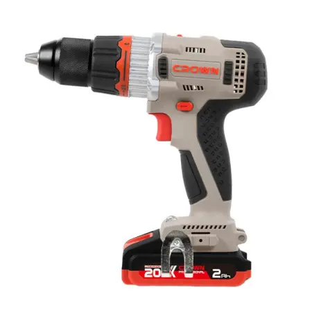 Аккумуляторный шуруповерт CROWN CT21090HMX-2 BMC 20В 75Нм 2А/ч